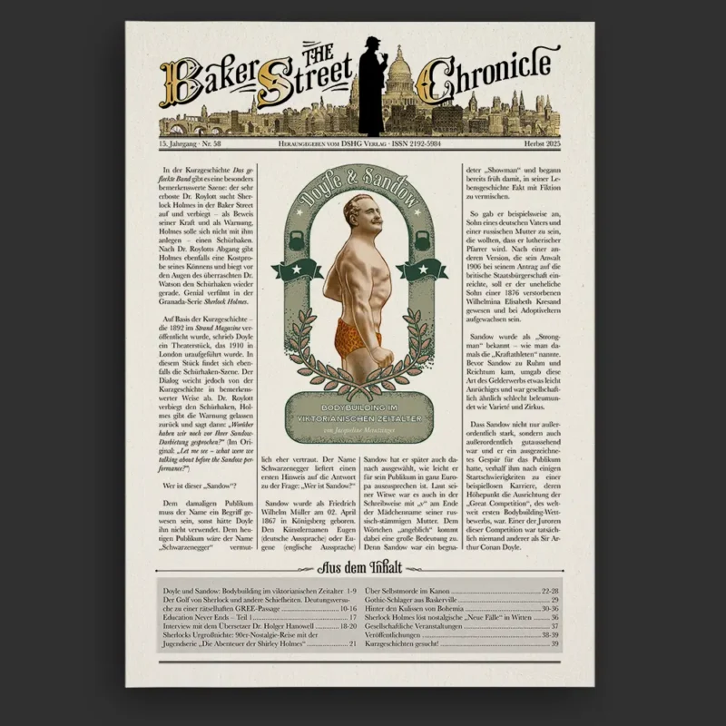 Baker Street Chronicle Nr. 58 - VORBESTELLUNG