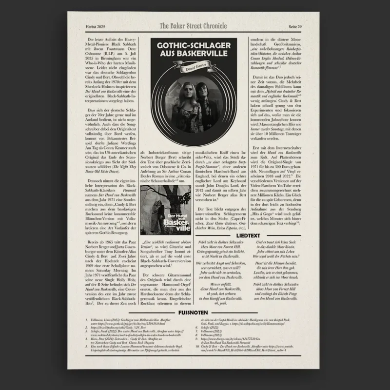 Baker Street Chronicle Nr. 58 - VORBESTELLUNG – Bild 4