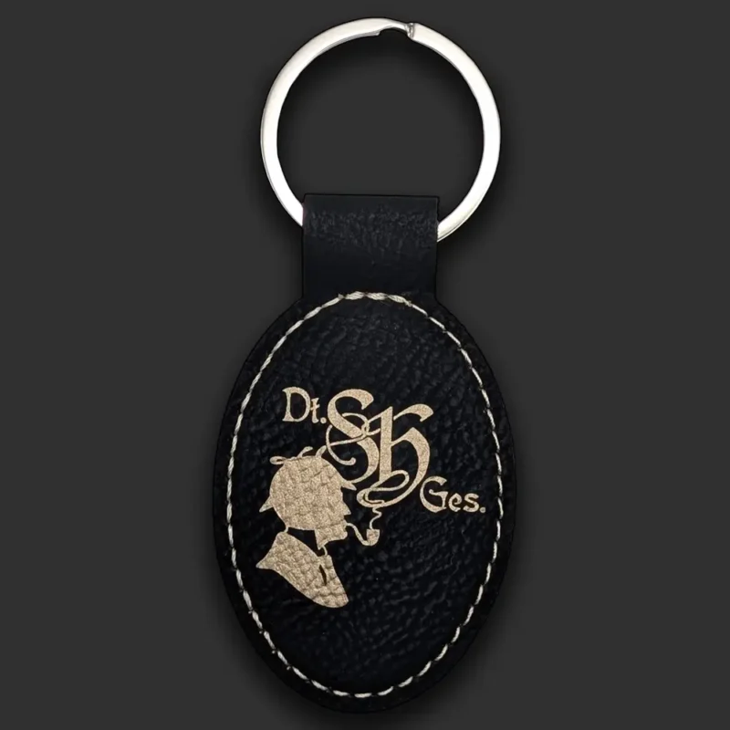 DSHG-Schlüsselanhänger Laserleder (Oval)