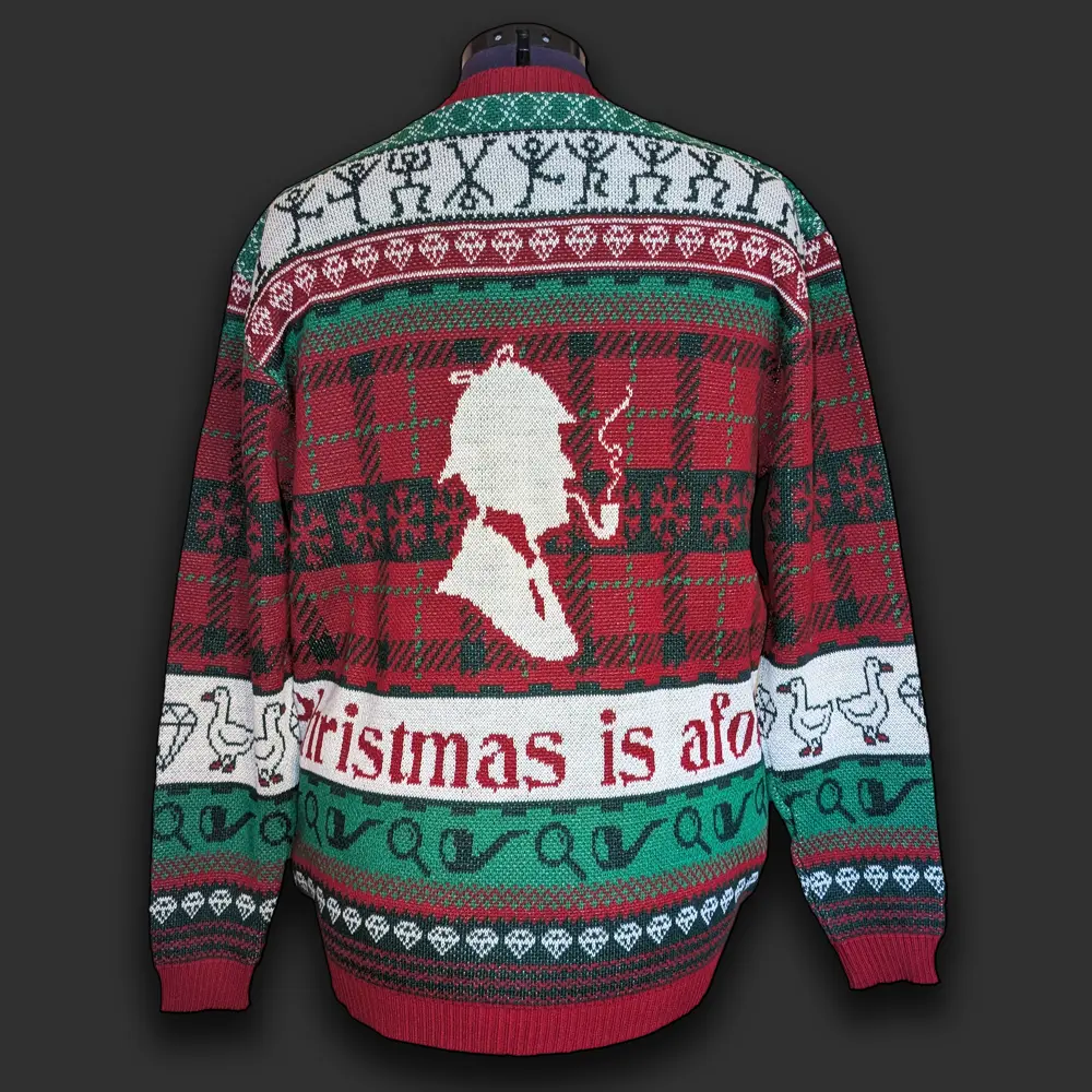 Sherlock Holmes Christmas Jumper / Weihnachtspullover – Bild 2