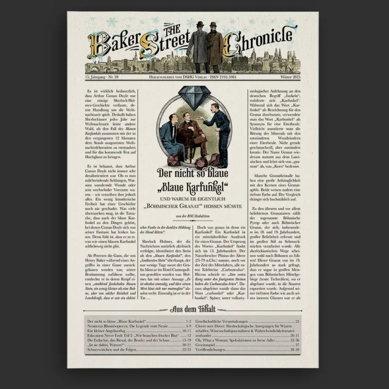 Baker Street Chronicle Nr. 59 – VORBESTELLUNG