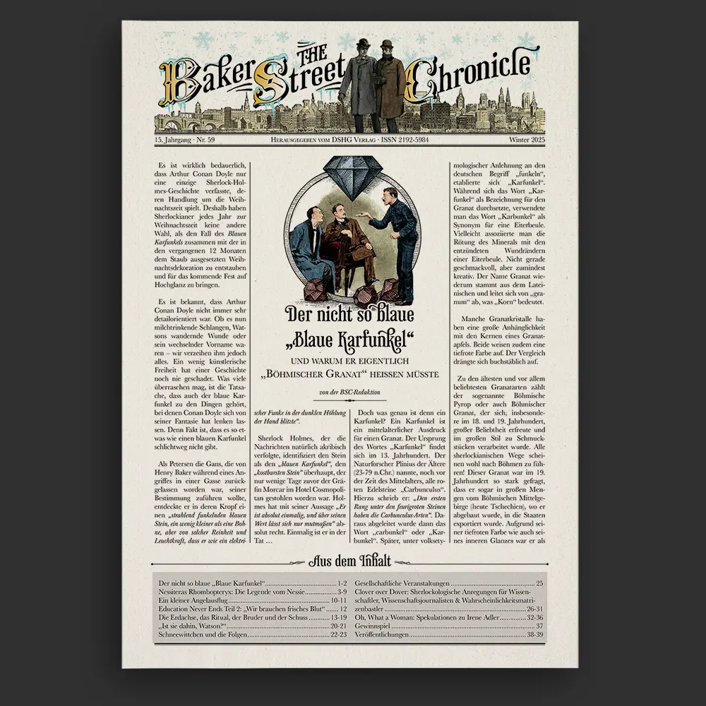 Baker Street Chronicle Nr. 59 – VORBESTELLUNG