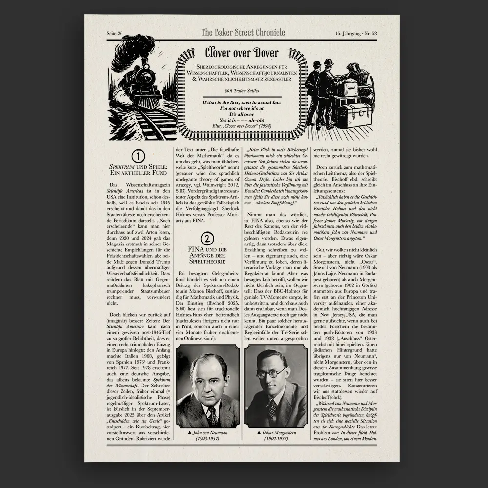 Baker Street Chronicle Nr. 59 – VORBESTELLUNG – Bild 3