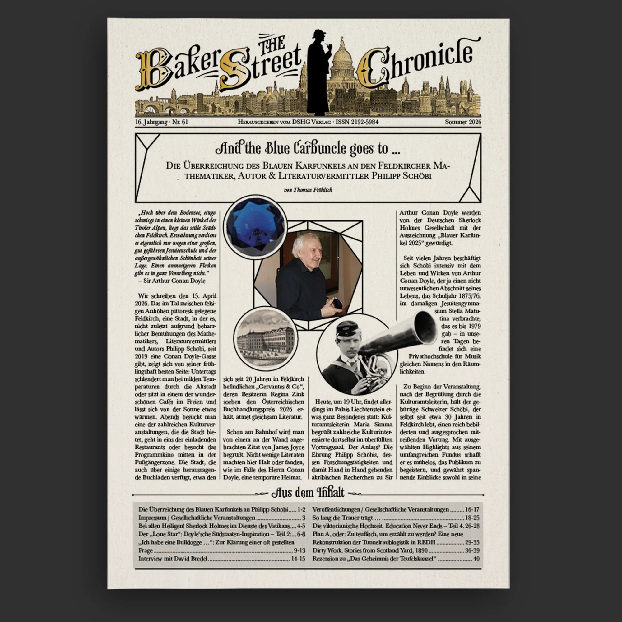 Baker Street Chronicle Nr. 61 - VORBESTELLUNG