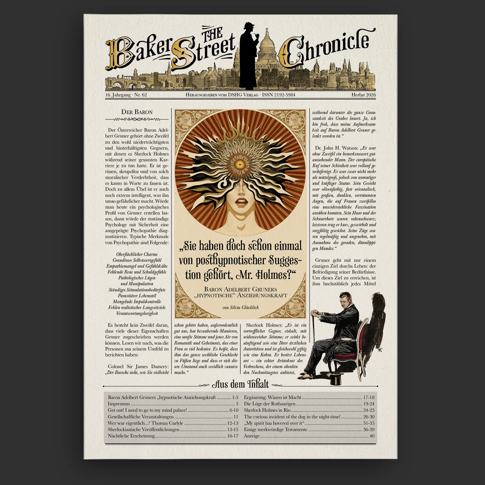 Baker Street Chronicle Nr. 62 - VORBESTELLUNG!