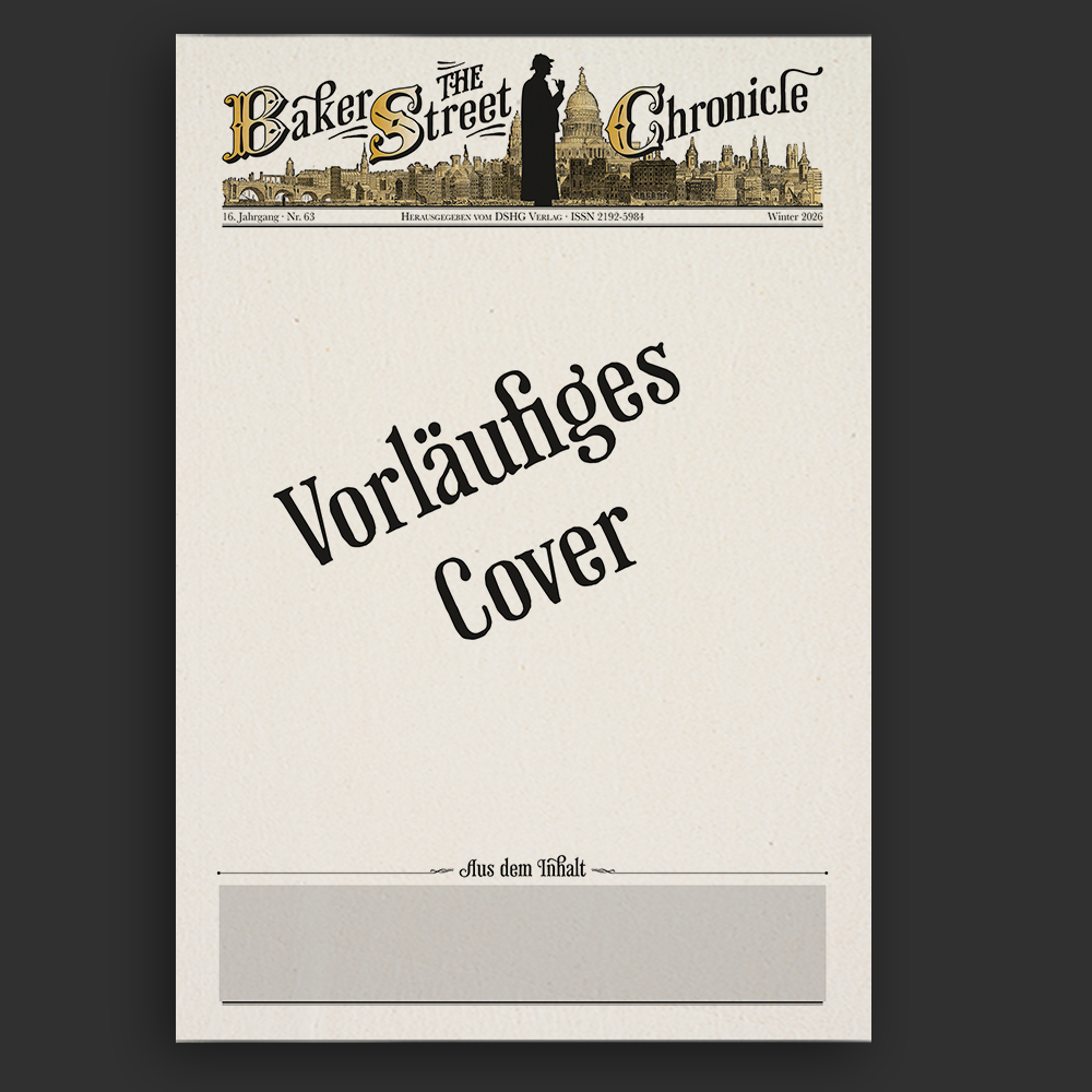 Baker Street Chronicle Nr. 63 - VORBESTELLUNG